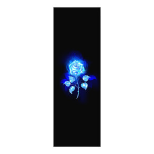 Burning Blue Rose Photo Print