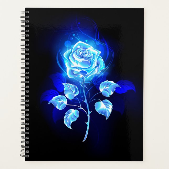 Burning Blue Rose Planner (Front)