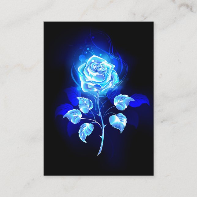 Burning Blue Rose Referral Card (Front)