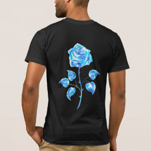 Burning Blue Rose T-Shirt