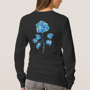 Burning Blue Rose T-Shirt