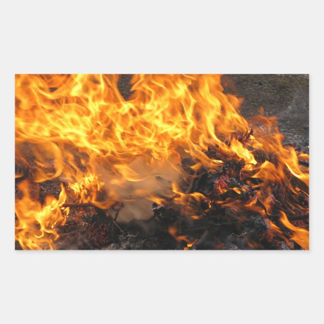 Burning Brush Sticker (Front)