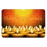 Burning candles - Merry Christmas