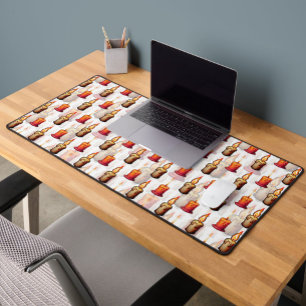 Burning Candles Pattern Design  Desk Mat