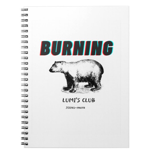 Burning Classic  Notebook (Front)