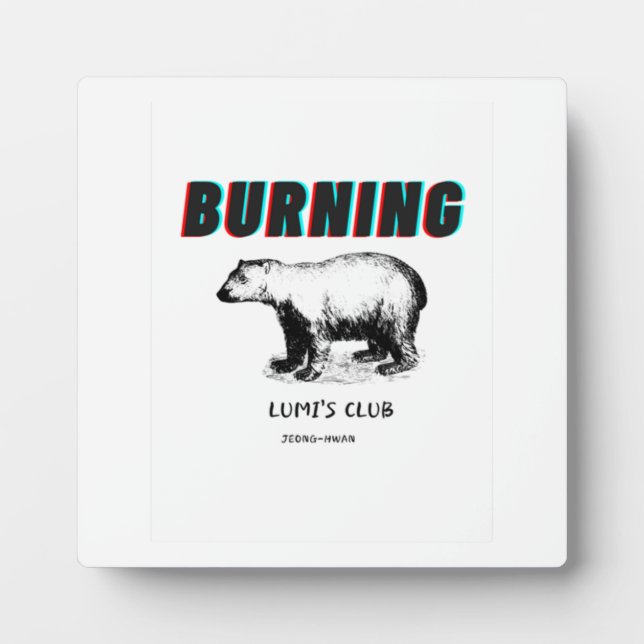 Burning Classic  Plaque (Front)