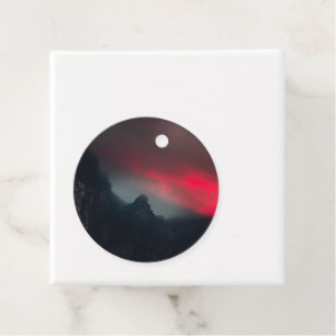 Burning clouds, fog and mountains favour tags