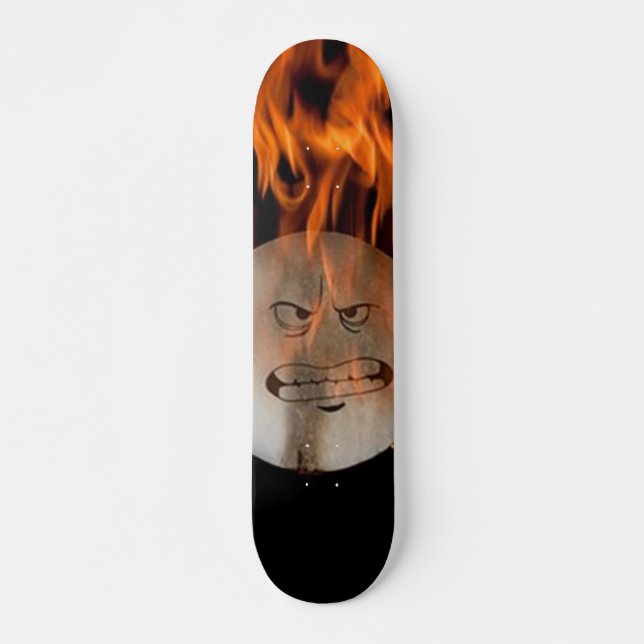 Burning Face Skateboard (Front)