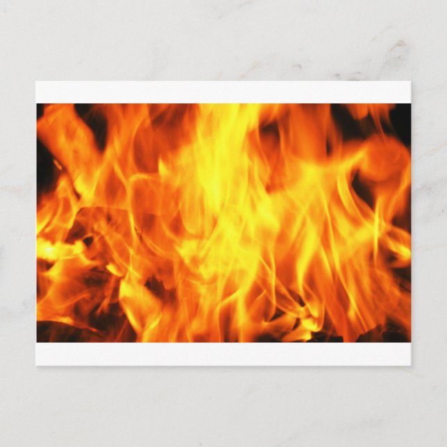 Burning Fire Postcard (Front)