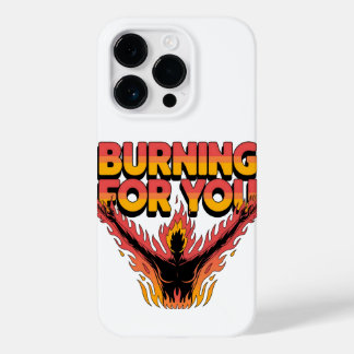 "Burning for You" in the style of old-school rock  Case-Mate iPhone 14 Pro Case