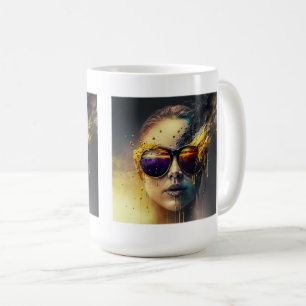 Burning Glasses Classic Mug, 15 oz  Coffee Mug