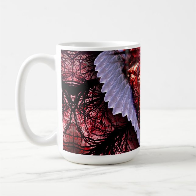 Burning Heart Coffee Mug (Left)
