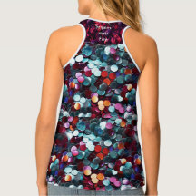 Burning Man Multicolor sequins