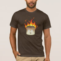 Burning Marshmallow Pixel Art