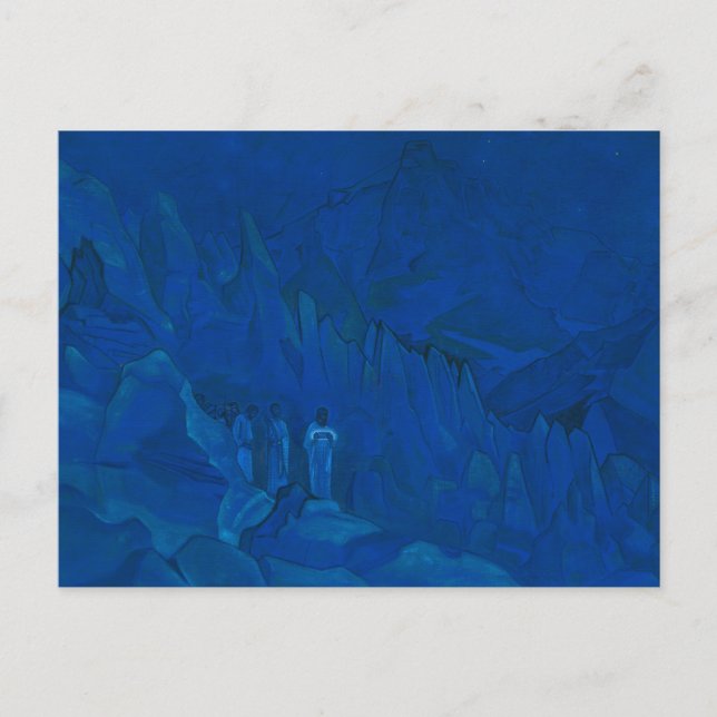 Burning of Darkness by Nicholas Roerich Holiday Postcard (Front)