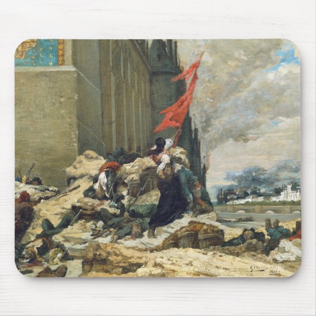 Burning of the Tuileries, 1871 Mouse Pad (Front)