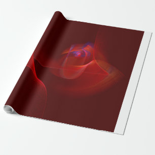 Burning Rose Wrapping Paper