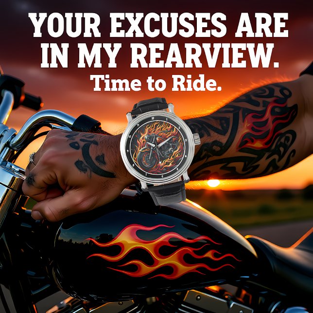 Burning Rubber, Fiery Watch Face. (Creator Uploaded)