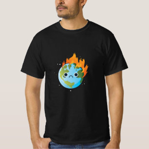 Burning Sad Earth T-Shirt