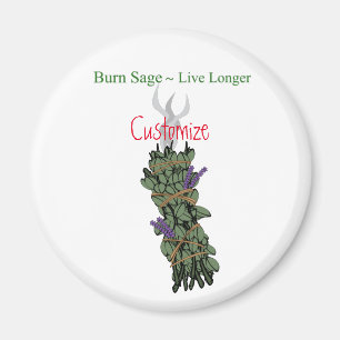 Burning Sage Thunder_Cove Magnet