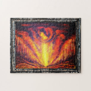 Burning Sky Jigsaw Puzzle