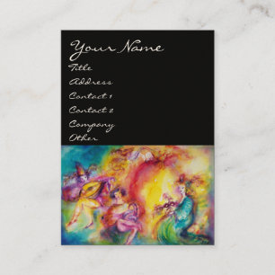 BURNING THE CARNIVAL / Theatre ,Dance and Music Business Card