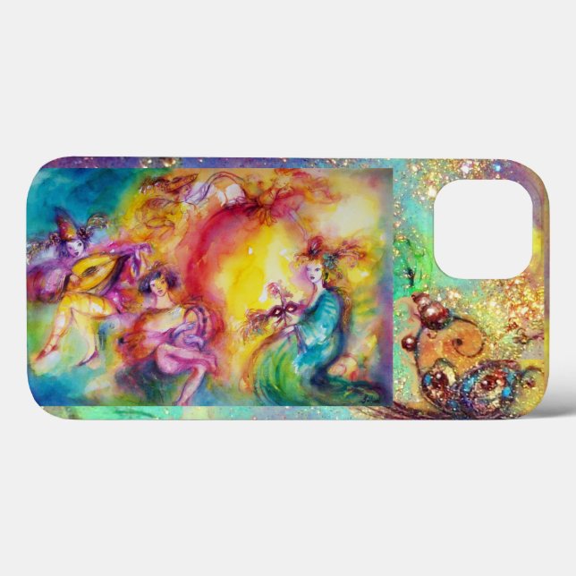 BURNING THE CARNIVAL / Venetian Masquerade Dance Case-Mate iPhone Case (Back (Horizontal))