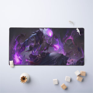 Burning Vengeance Gaming Desk Mat flame mousepad