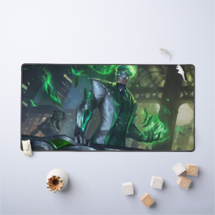Burning Vengeance Gaming Desk Mat   flame mousepad