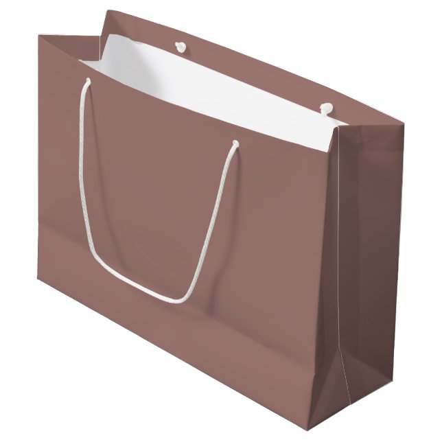 Burnished brown	 (solid colour)  large gift bag (Front Angled)