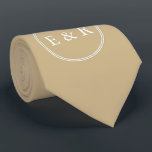 Burnished Matte Gold Wedding Tie<br><div class="desc">Soft burnished gold sets off classic wedding gifts for added glitz and glamour--on its own, it is rich and elegant.</div>