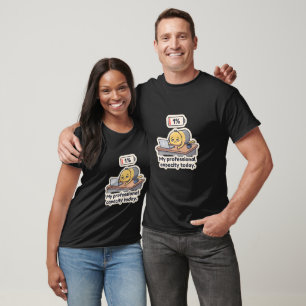 Burnout Battery Funny Office T-Shirt