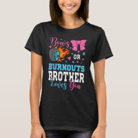 Burnouts or Bows Brother loves you Gender Reveal p