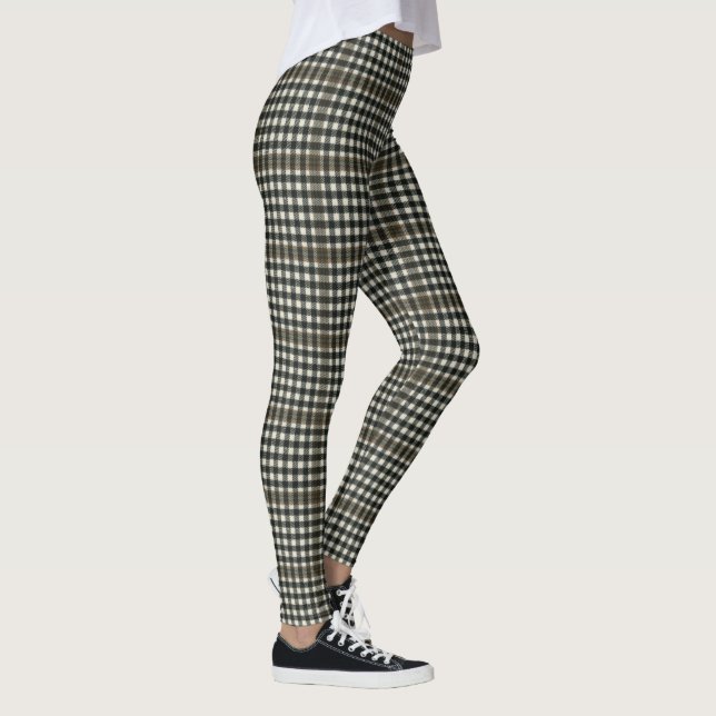 Burns Check Modern Original Scottish Tartan Leggings (Right)