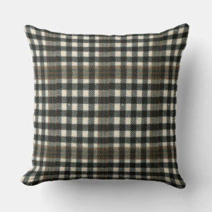 Burns Check Modern Scottish Tartan Throw Pillow