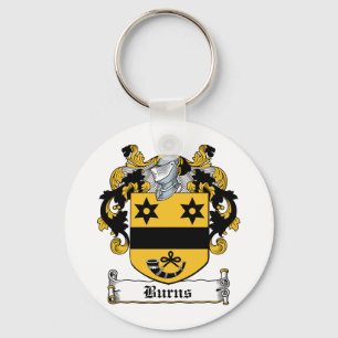 Burns Family Crest Keychain