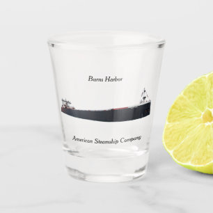 Burns Harbour shot glass