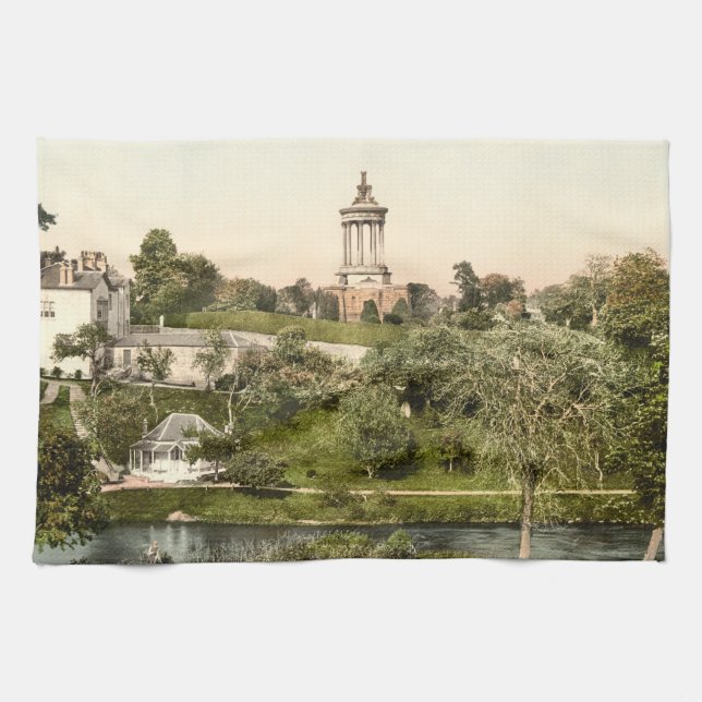 Burn's Monument, Ayr, Scotland  Kitchen Towel (Horizontal)