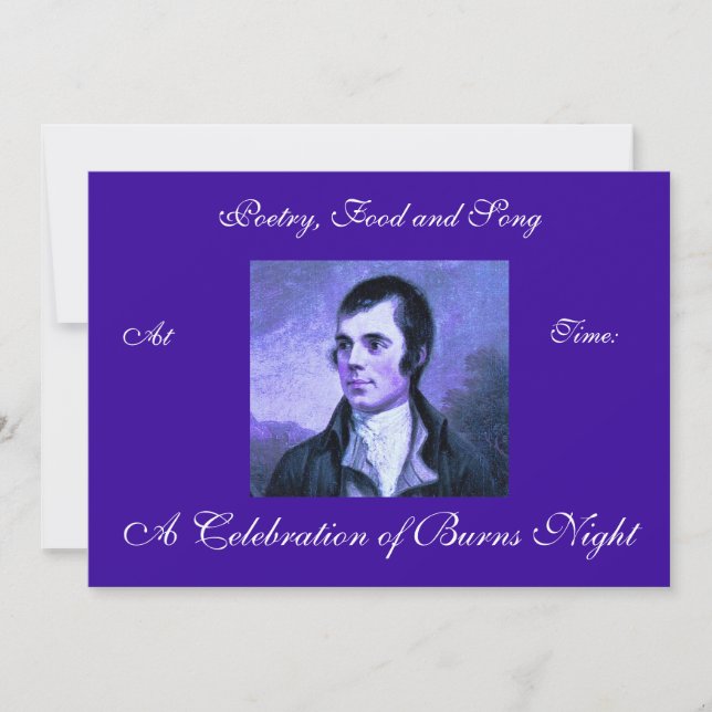 Burns Night Invitation (Front)