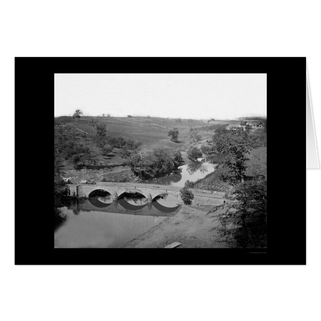 Burnside Bridge près d'Antietam 1862 (Devant horizontal)