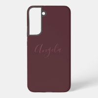 Burnt Burgundy with Name or Monogram Set