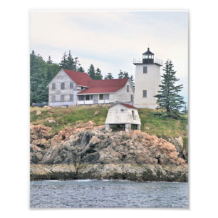 Burnt Coat Harbour Lighthouse Maine Photo Print