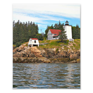 Burnt Coat Harbour Lighthouse Maine Photo Print