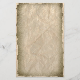 Burnt Edges on Crinkle Paper