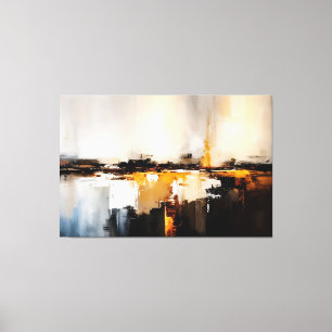 Burnt Horizon Canvas Print
