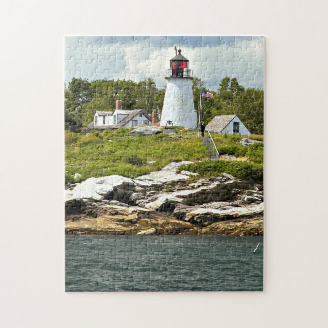 Burnt Island Lighthouse, Maine Puzzle (Vertical)