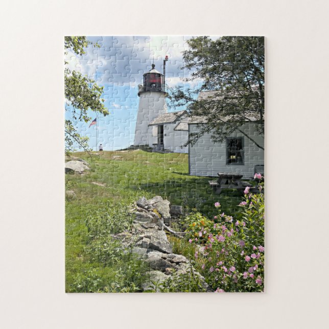 Burnt Island Lighthouse, Maine Puzzle (Vertical)