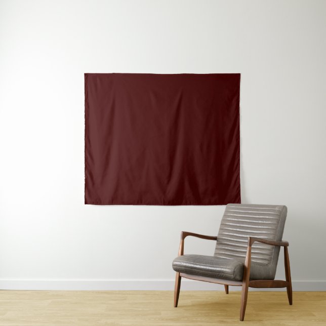 Burnt Maroon 50x60 Medium Wall Tapestry for Decor (In Situ (Horizontal))