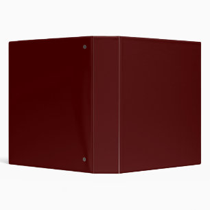 Burnt Maroon (solid colour) Binder