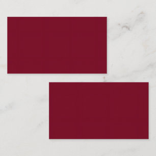 Burnt Maroon Standard 3.5"x2.0" Card Format